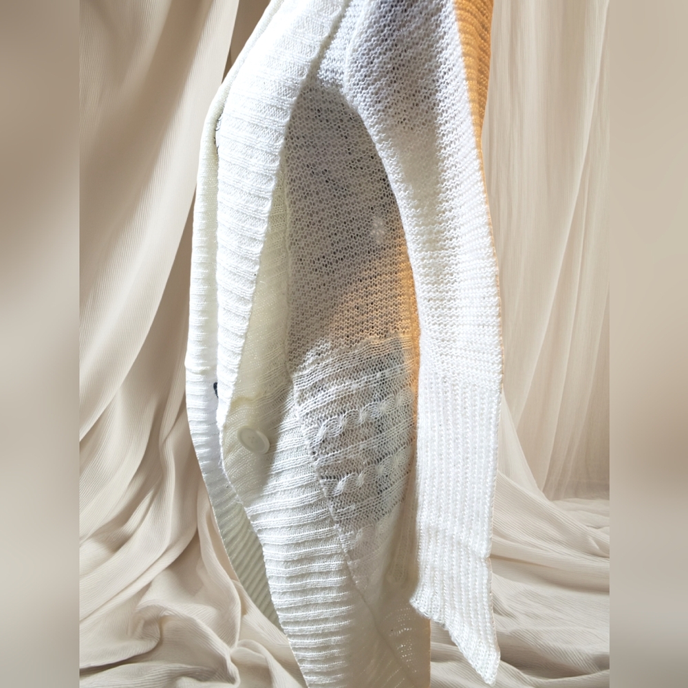 Gorgeous high-low wool cardigan